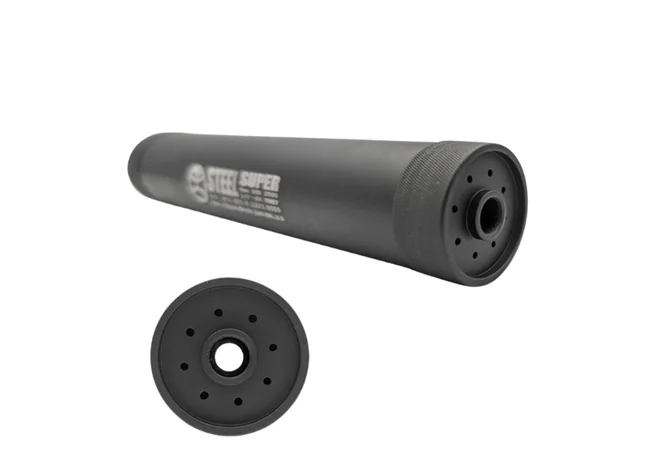 Саундмодератор STEEL Super.22/.223 1/2х28 Фото 3